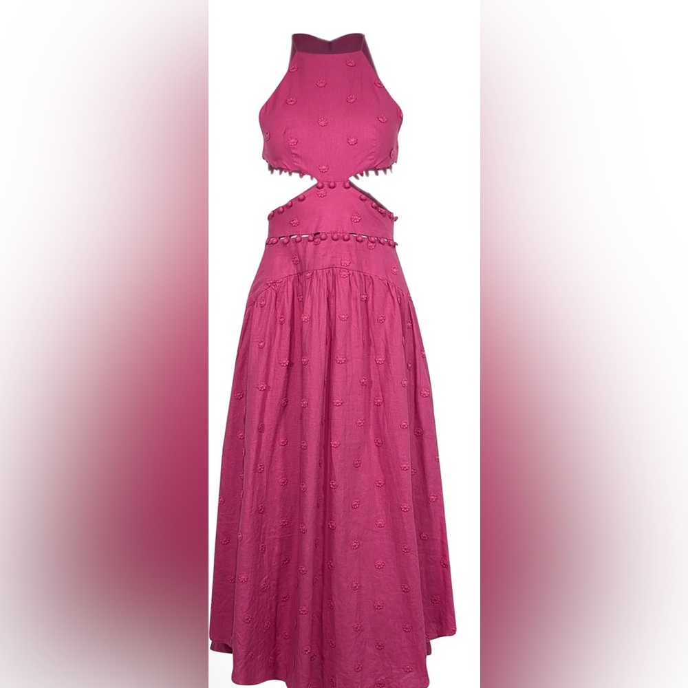 FARM Rio Open-Side Midi Dress